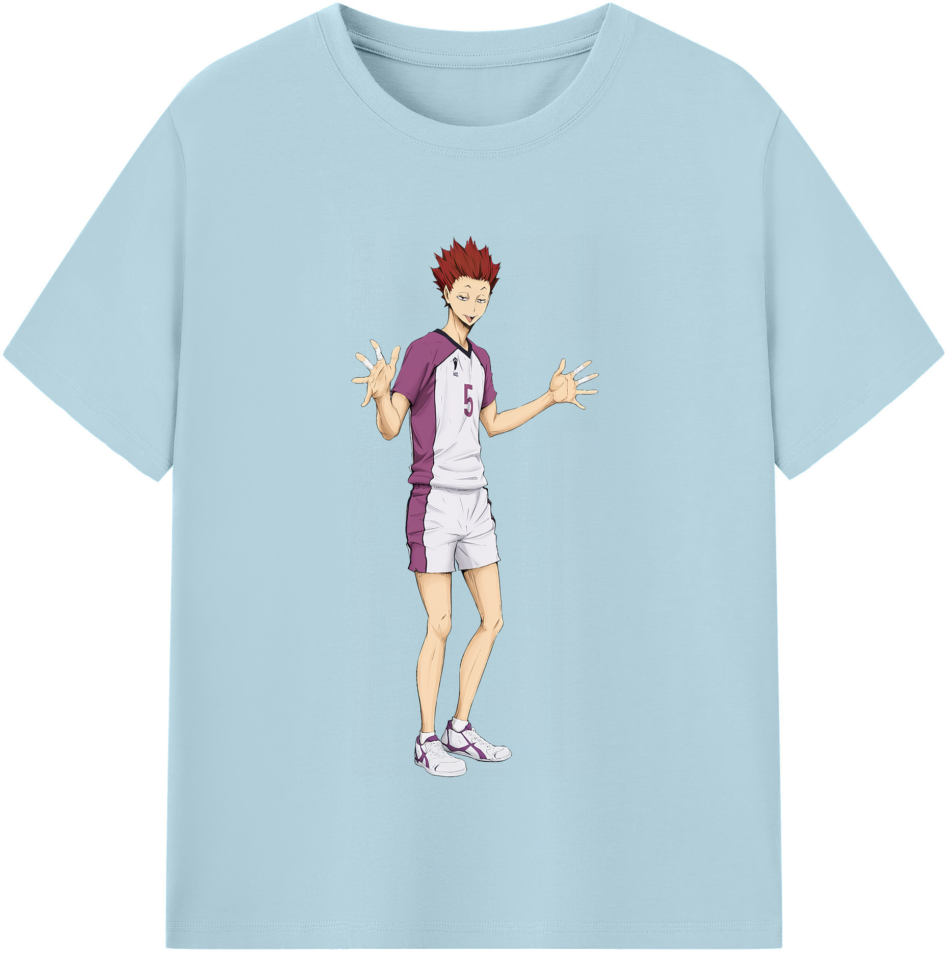 （画像用） ハイキュー!! Haikyu!! 綿100％半袖Tシャツ（フロントプリント）